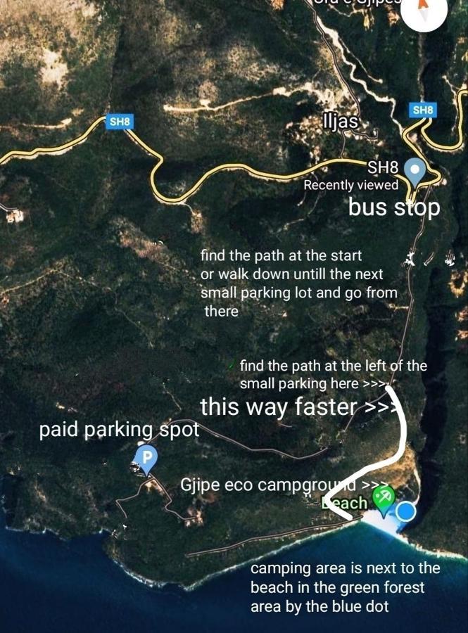 Gjipe Eco Campground Vuno 외부 사진